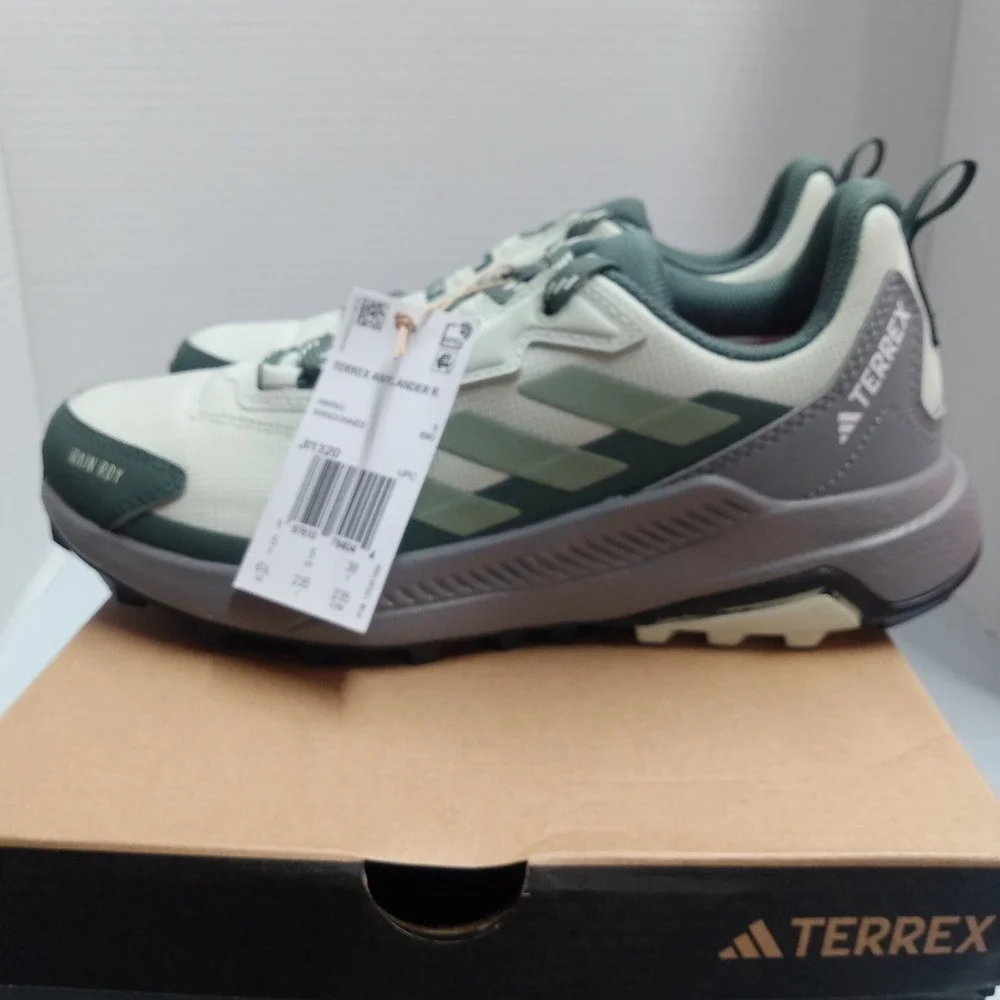 Adidas‎ Terrex Anylander Rain.RDY Hiking Shoes Green Women's Size 6.5 JI1320